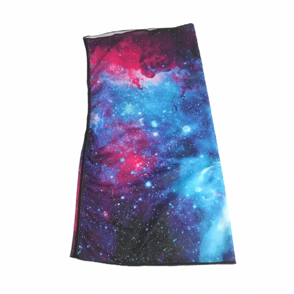 Galaxy Gaiter Mask, Blue, Pink